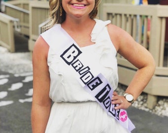 Bride To Be or I'm a bride to be, duh Sash for Mean Girls Theme Bachelorette Party- 3 choices