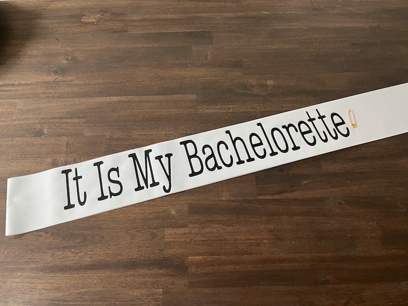 Sash for The Office Themed Bachelorette Party 5 Choices It is my Bachelorett