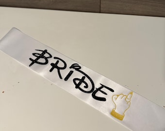 Disney Bachelorette Sash- 4 Sash Choices!