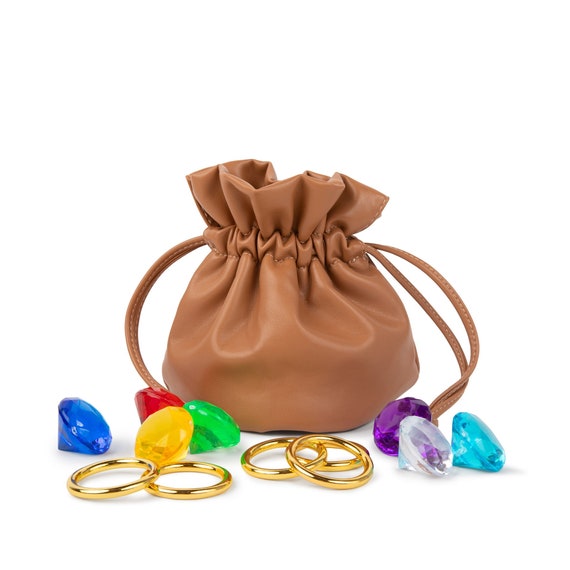 Sonic The Hedgehog 7 Chaos Emeralds With A Drawstring Bag