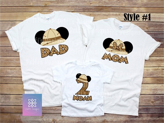 Minnie Mouse Safari Birthday Girl Shirt 