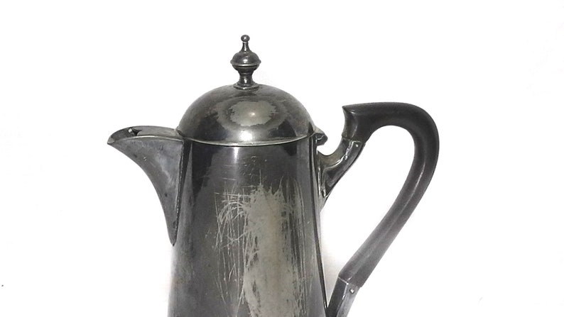 Coffee pot Victorian Silver plated Tea James Deakin /& Sons circa 1890 British silver