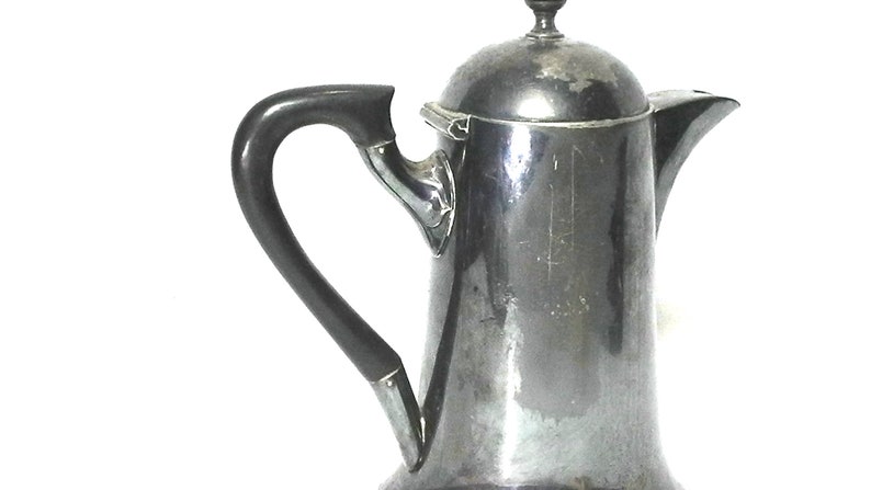 Coffee pot Victorian Silver plated Tea James Deakin /& Sons circa 1890 British silver