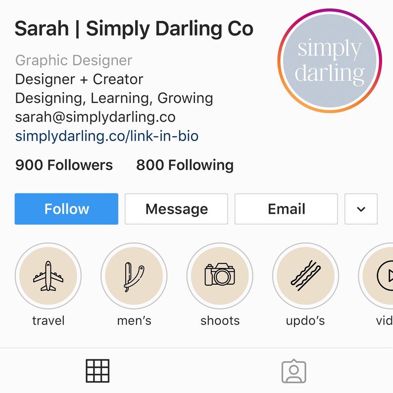 30 Stylist Instagram Story Highlight Cover Icon Set Hair Etsy