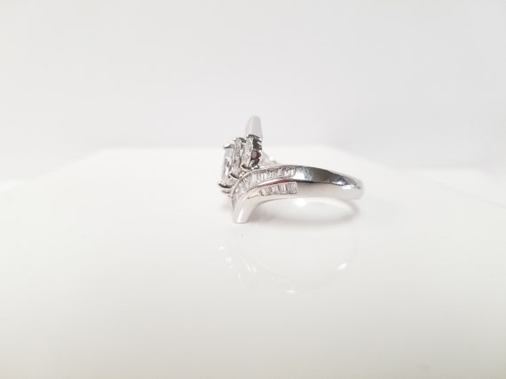 Antique Marquise Cluster Ring // Solid 925 Sterin… - image 4