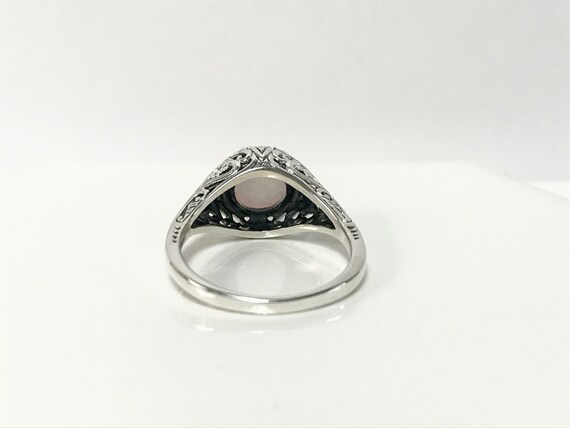 Antique Opal Ring // Solid Sterling Silver. Vinta… - image 5