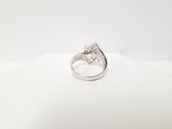 Antique Marquise Cluster Ring // Solid 925 Sterin… - image 5