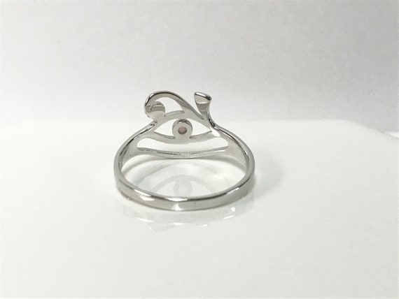 Egyptian Opal Ring // Solid Sterling Silver. Seei… - image 6