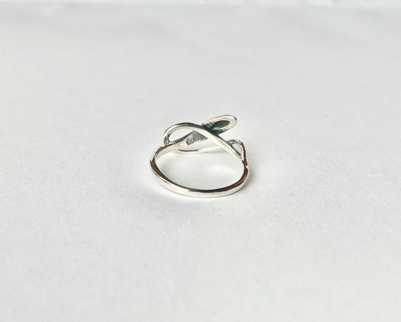 Turquoise Snake Ring // Solid Sterling Silver. Bo… - image 6