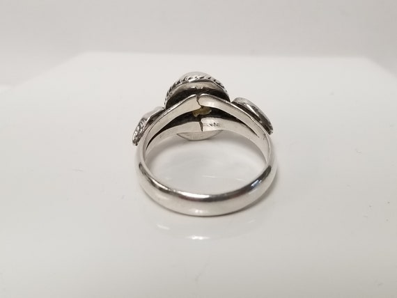 Cosmic Blue Moonstone Ring // Solid 925 Sterling … - image 6