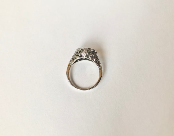 Antique Opal Ring // Solid Sterling Silver. Retro… - image 6
