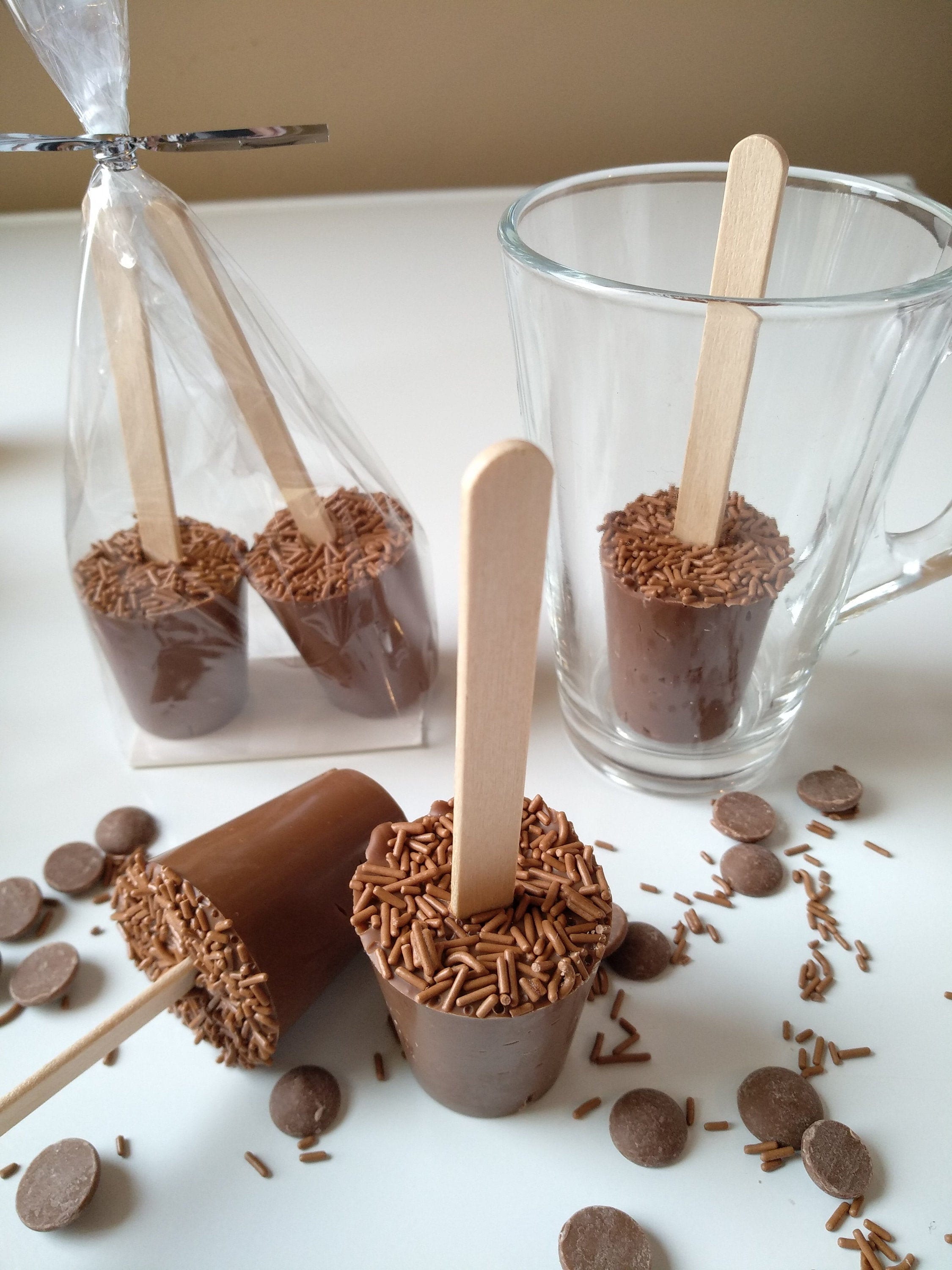 Make Your Own Chocolate Stirrers