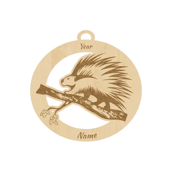 Porcupine Ornament Personalized, Porcupine Gifts, Porcupine Ornament custom, Porcupine Lover Gift, Porcupine Gift for kids