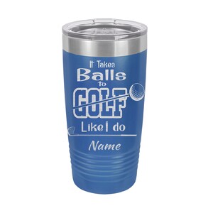 Golf Travel Tumbler Personalized | Golfing, Golf, Golf Tumbler, Golf Gift, Golf Gifts for Men, Personalized Golf Tumbler, Golf Christmas