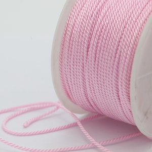 6.6 feet 2mm Polyester Cord Supply ,Twisted Cord for upholstery ,bracelets Cord PCS-3