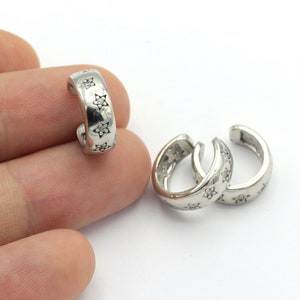 1 Pcs Gold Ear Cuff, silver Plated Ball Ear Cuff, Cartilage Ear Cuff, Zircon Ear Cuff, Thick Ear Cuff, Cartilage Earrings ( 15mm ) EAR-231