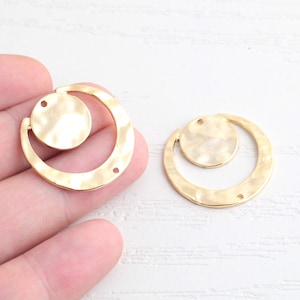 1 Pcs 24k Shiny Gold Plated Pendant ,Gold Plated Charms, Gold Plated Necklace Pendant , ( mm) GLD-220