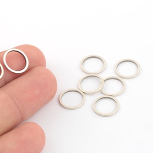 12 Pcs 12mm Antique Silver Rings , Antique Silver Ring Connector ,Antique Silver Circle Pendant ,Necklace Pendant,Bohemian Pendant, ANT-91