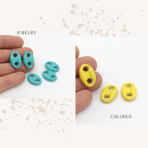 2 Pcs Colored Plated Button Charms , Colored Pendant, Button Pendant, Colored Jewelry, Charms,( 14x21mm) CLRD-1