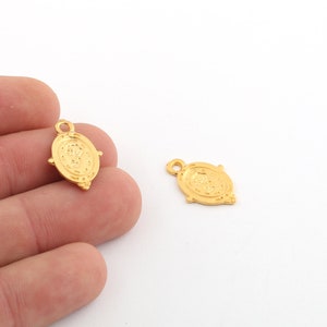 gold pendant charms, flower pendant, flower charms, antique gold charms for  jewelry making