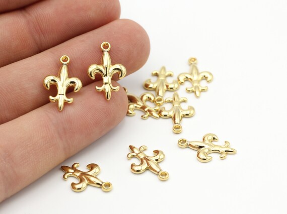 Gold Plated Charms , 5 Pcs 24K Shiny Gold Plated Findings, Handmade phrase,Pendant , Gold Plated Charms ,12mm-GLD-403