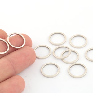 12 Pcs 16mm Antique Silver Rings , Antique Silver Ring Connector ,Antique Silver Circle Pendant ,Necklace Pendant,Bohemian Pendant, ANT-90