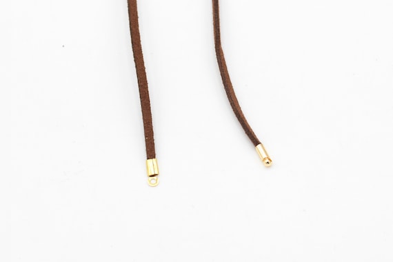 Faux suède koord bruin 3mm 5 meter - Kralenwinkel Albertien