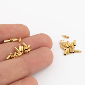 İnner 1.5mm Gold Plated End Cap ,Hole Inner 1.5mm, Huge end caps,Solid Brass End Cap , Bead caps, Cones, Huge End Caps, GLD-1225