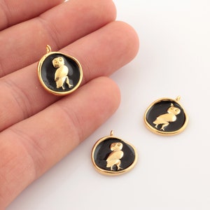 24k Shiny Gold Plated Own ,Own Necklace, Own Pendant, Own Jewelry, Own Charms, (17x19mm) GLD-394