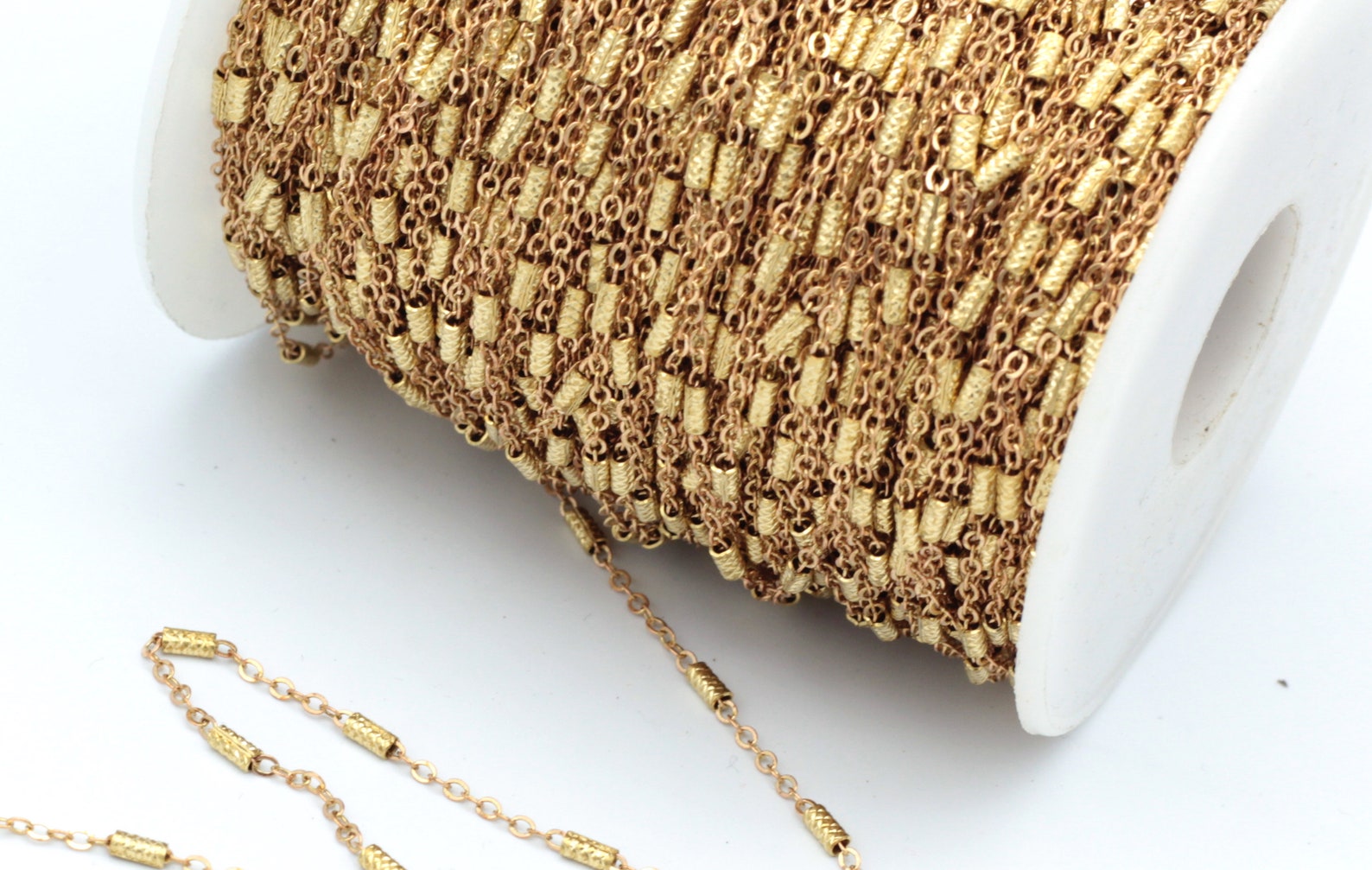 3.3 Feet Raw Brass Bar Chains Soldered Chains Bar Chains Etsy