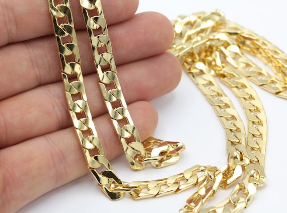 Big gold plated chains sale