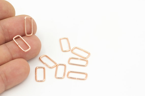 Rectangle jump rings sale