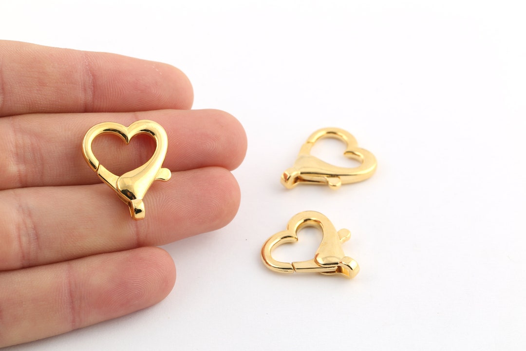 30mm 24 k Shiny Gold Plated Key Chain Rings with Attached Chain , Split Key  Chain Rings - GLD448