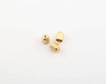 9x12mm Matt Gold Plated Tube Beads ,Straight Tube, Matt Gold Plated Spacer Tubes, Round Tubes, Matt Gold Plated Tubes, MTGLD-173