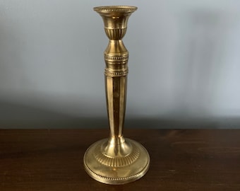 Vintage Brass Candlestick Holder - Made in India