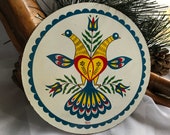 Vintage Folk Art Pennsylvania Dutch Hex Sign Barn Medallion-Jacob Zook