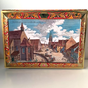 Vintage Schmidt E. Otto Schmidt Nurnberg Lebkuchen, Honig 1996 Biscuit Tin Made in Germany