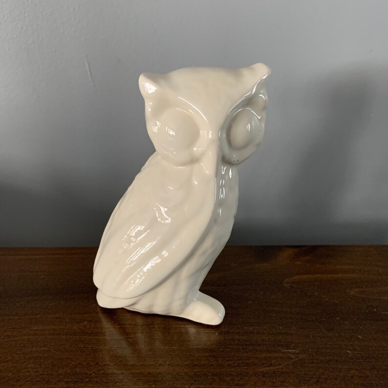 Roy CraftMontreal Canada Vintage Mcm Ceramic Pottery Owl Figurine