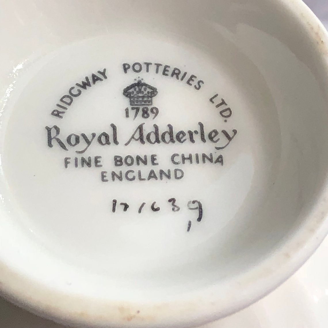 Vintage Royal Adderley Fine Bone China England Teacup and Etsy