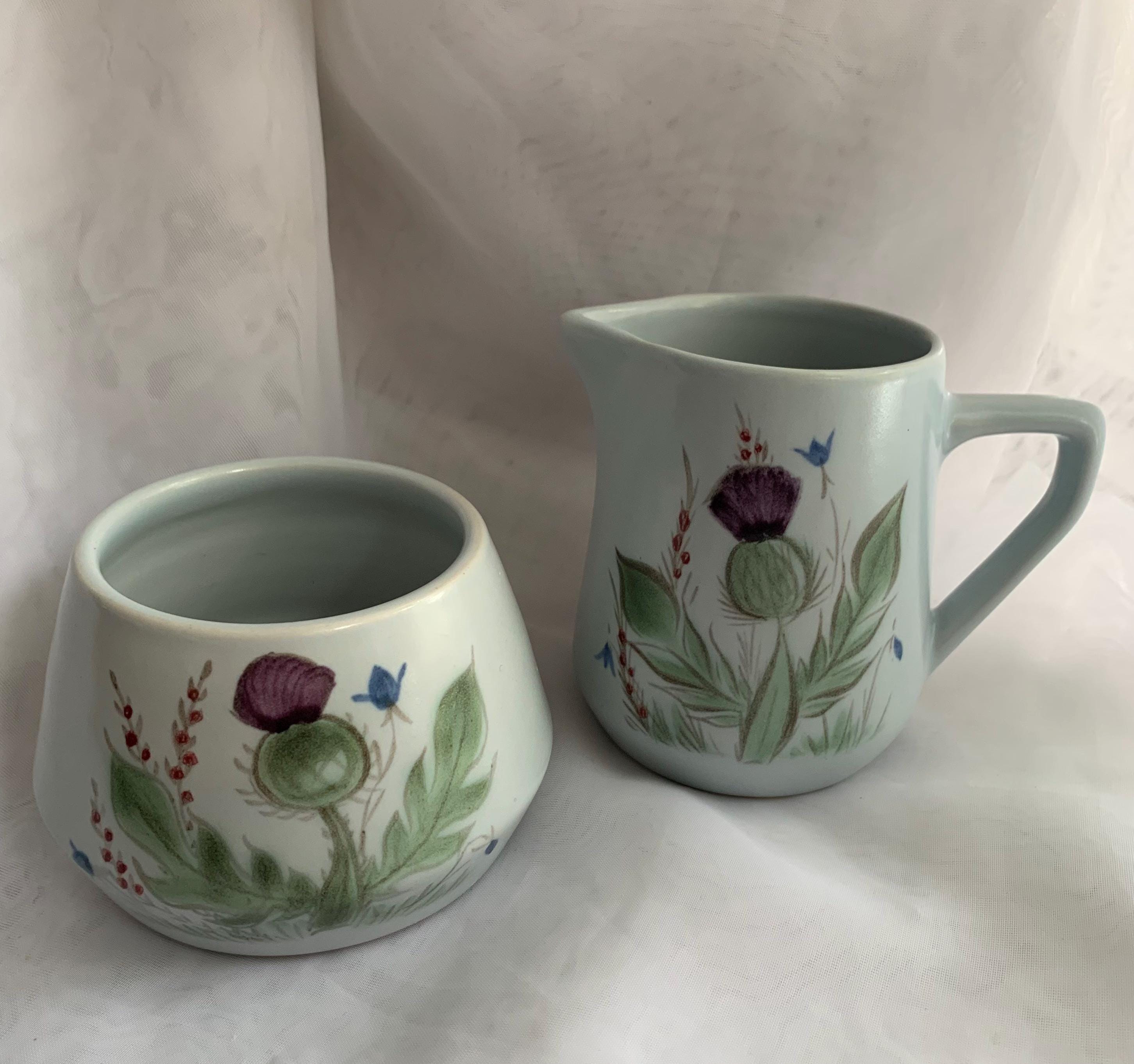 陶器　トリオ　15点セット　Buchan Scotland ヴィンテージ Buchan Portobello Pottery, Scotland Stoneware Jug or Vase C1960s