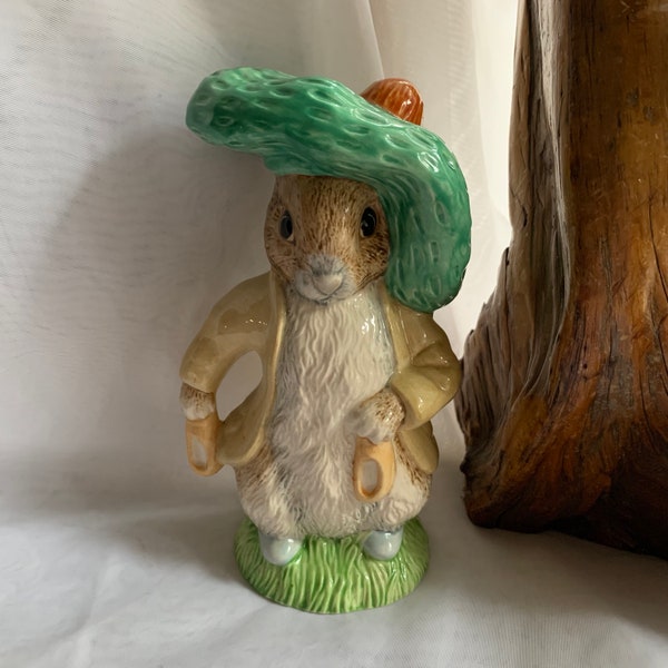 Vintage Royal Albert England Benjamin Bunny Beatrix Potter Figurine - F Warne & Co 1993