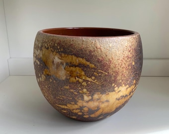 Fat Lava Ceramic Planter by Dümler & Breiden, Vintage Plant