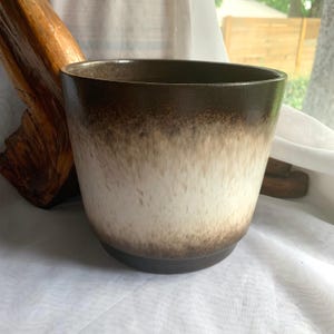 Vintage Mcm Scheurich W. Germany Pottery Plant Pot - 806-17