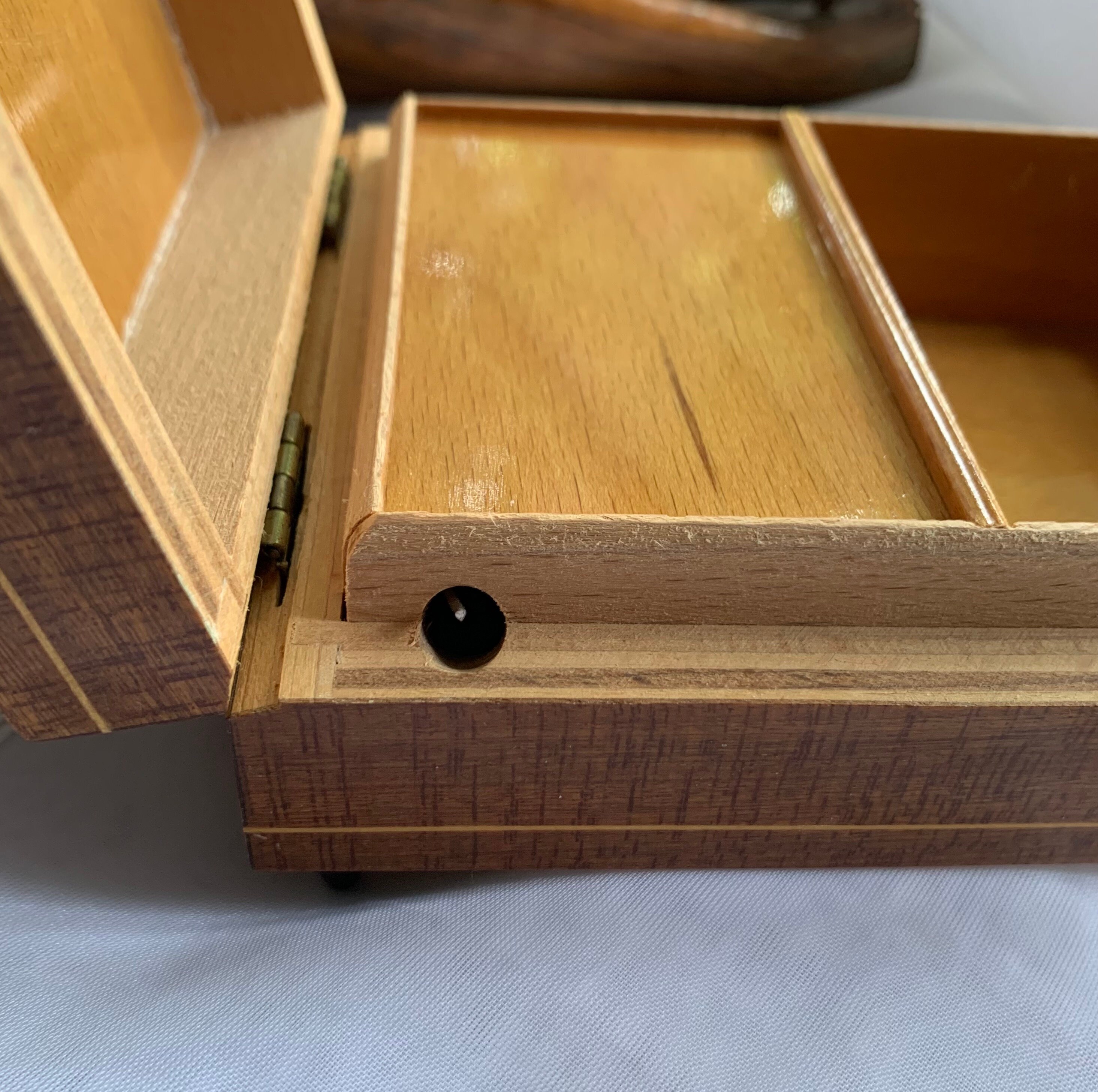 Vintage Hummel Children Wooden/footed Schmid Musical Jewelry Vintage Hummel Children Wooden/footed Schmid Musical Jewelry