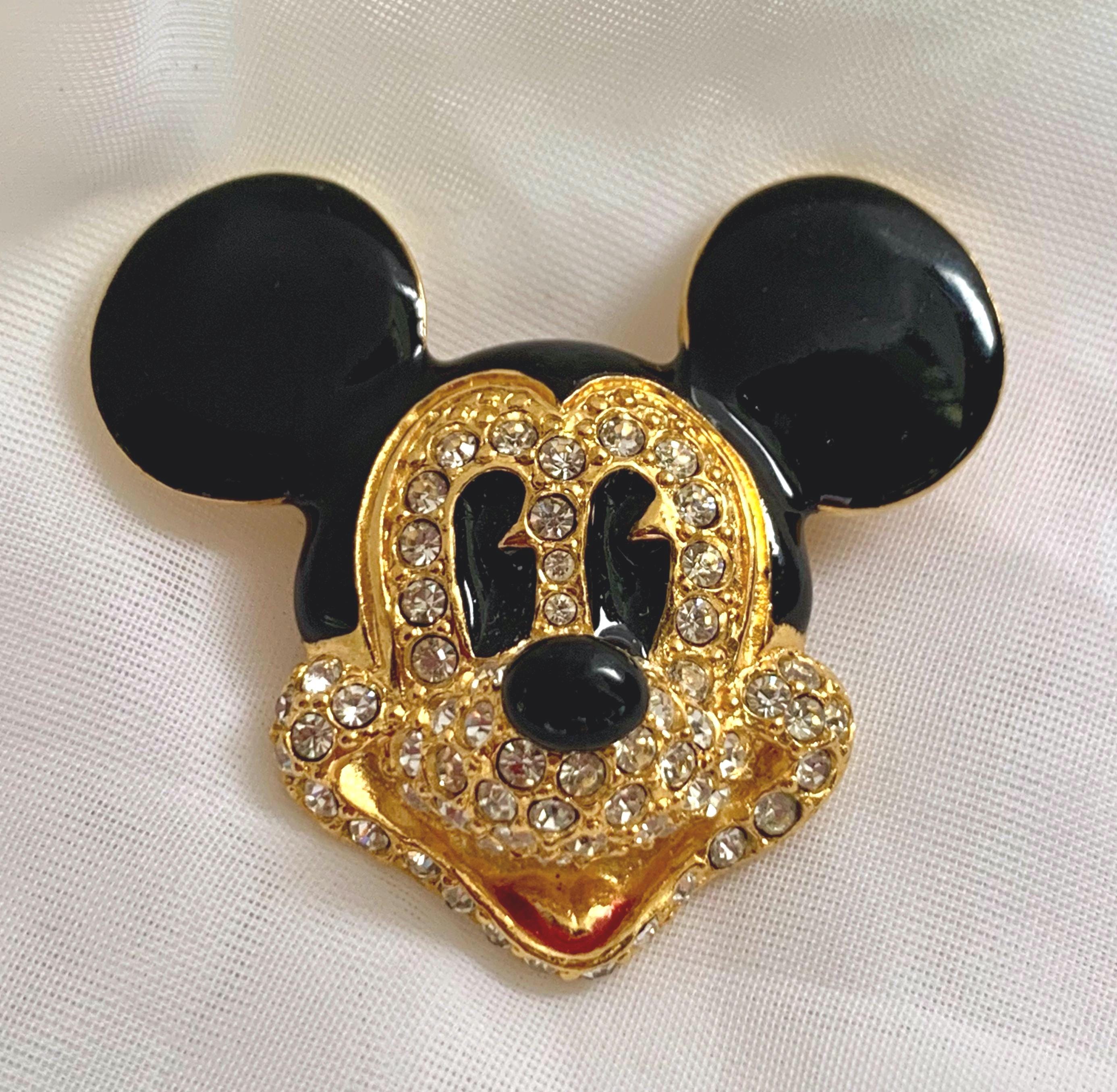 Mickey Rhinestone Pins - Etsy Canada display picture 1