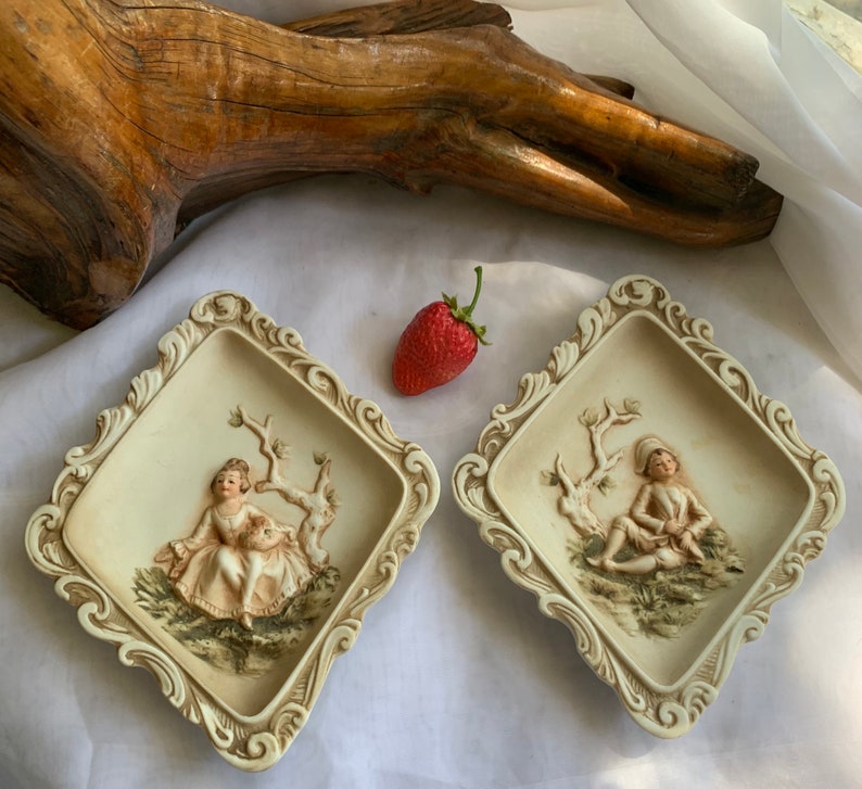 Vintage Lefton ESD Japan Hand Painted High Relief Etsy