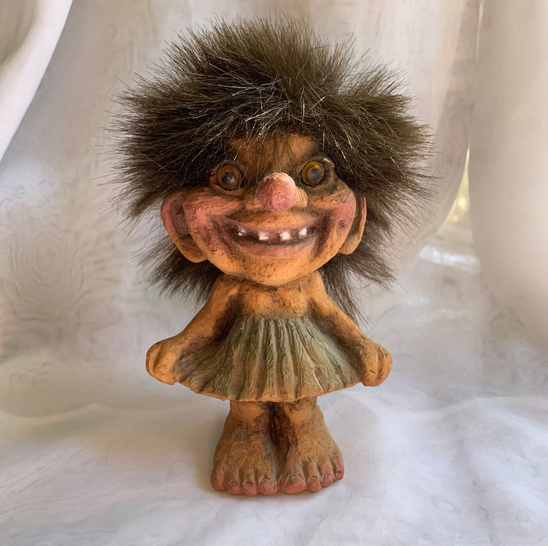Vintage Norwegian Troll Lady Doll/figurine by Nyform - Etsy