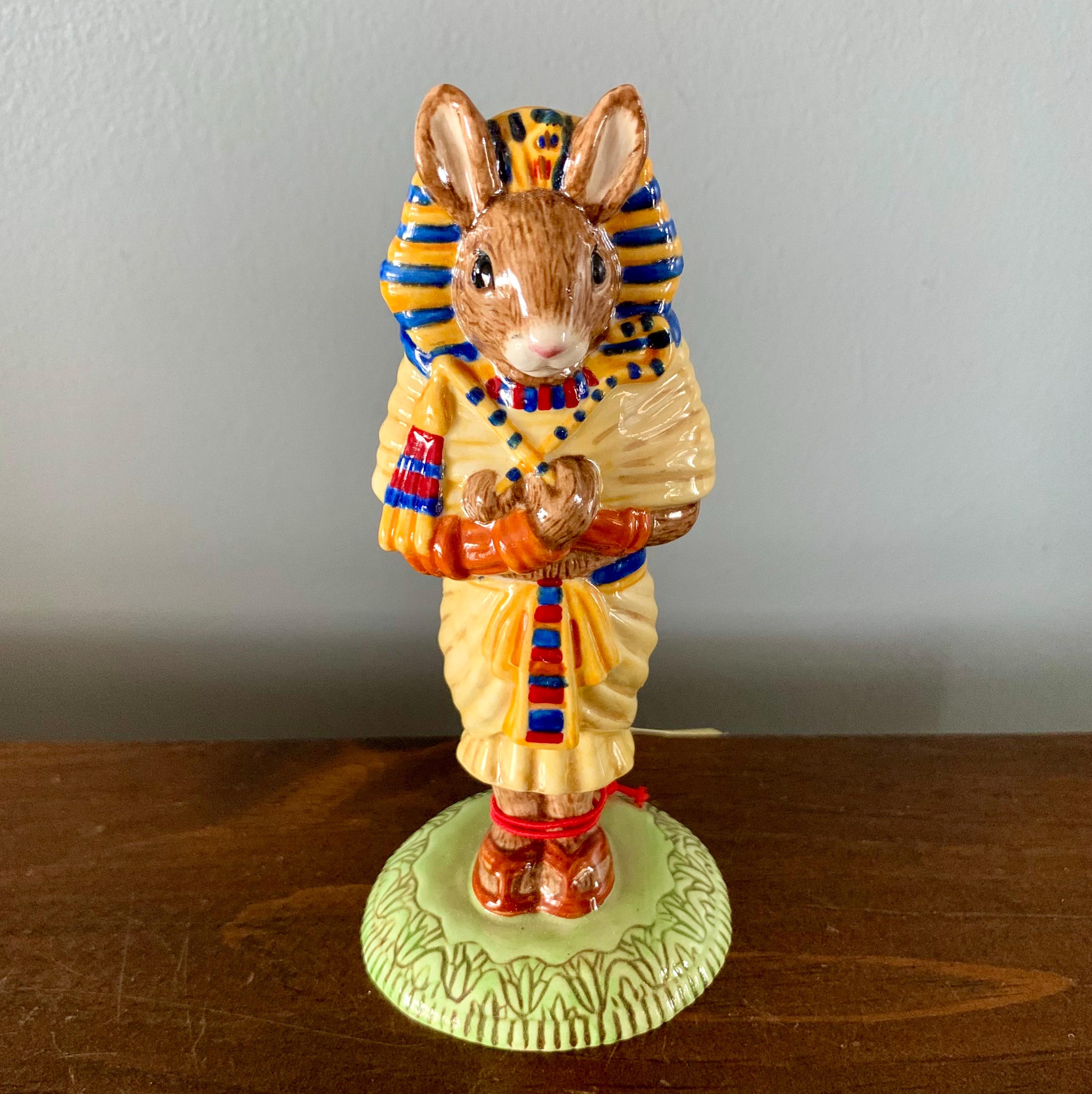 Vintage Bunnykins Tutankhamun DB 296 Figurine by Royal Doulton - Etsy