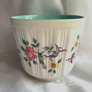 Vintage James Kent " Chinese Rose" Flower Pot/Planter, made in England