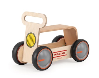 Walker - Eco-Friendly Wooden Baby Walker and Ride On, Perfect for First Steps and Play, Develop Motor Skills,Ideal Baby Shower Gift